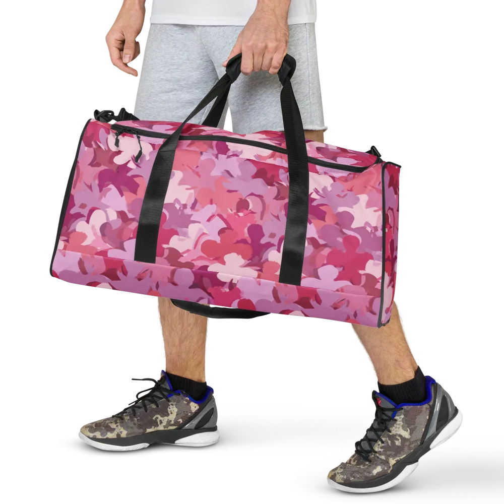 Petal Pulse on Duffle Bag — Front
