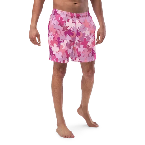 Petal Pulse on a Swim Trunks