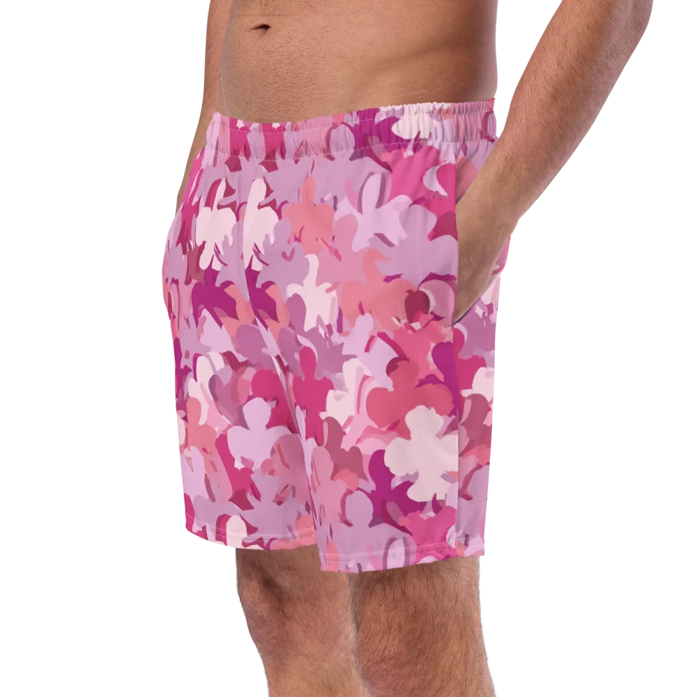 Petal Pulse on Swim Trunks — Left Front