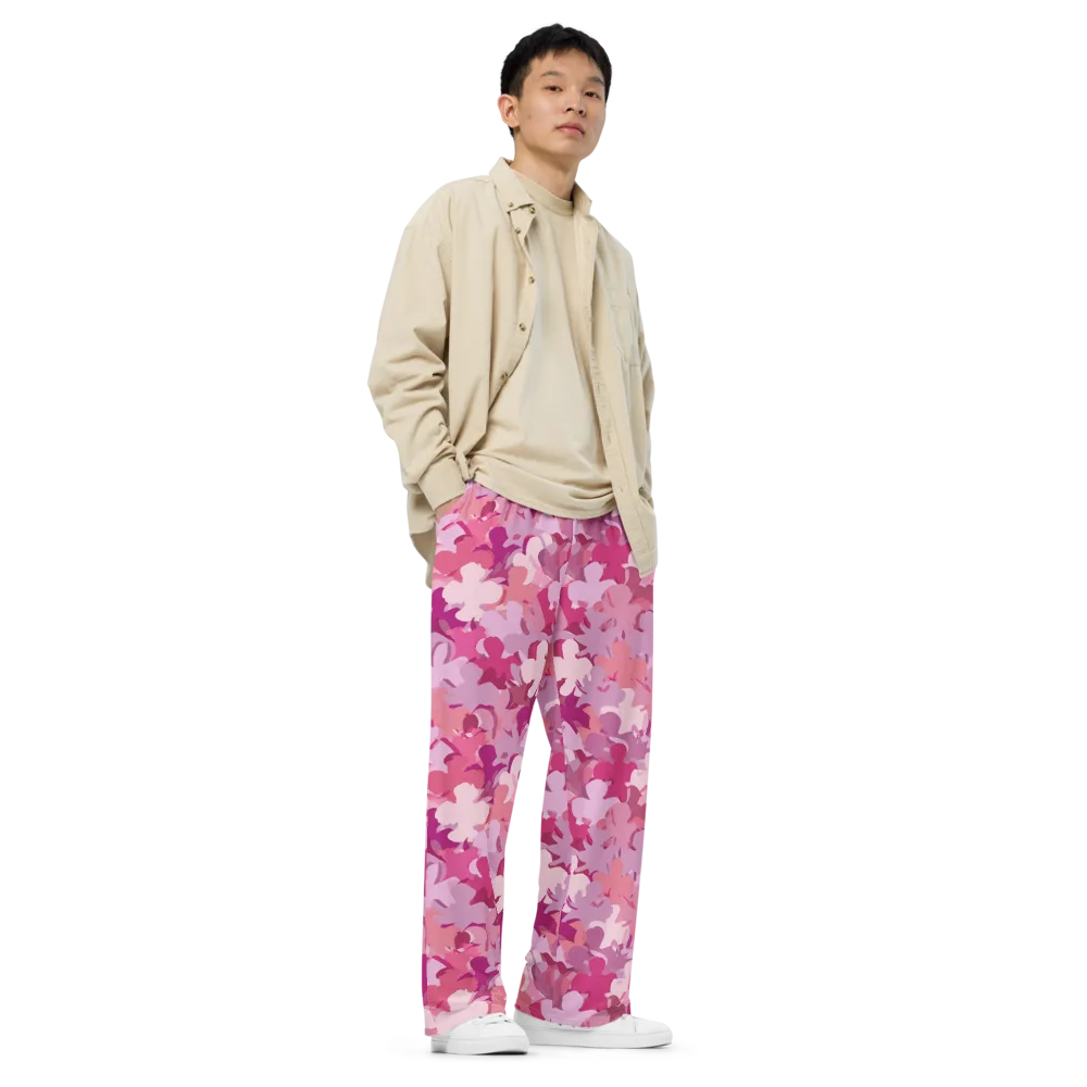 Petal Pulse on Wide-Leg Pants — Right Front