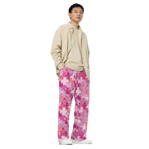 Petal Pulse on a Wide-Leg Pants