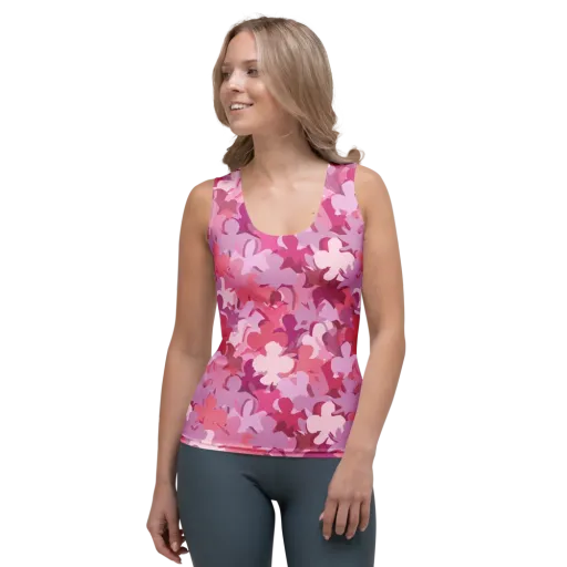 Petal Pulse on a Women's Tank Top