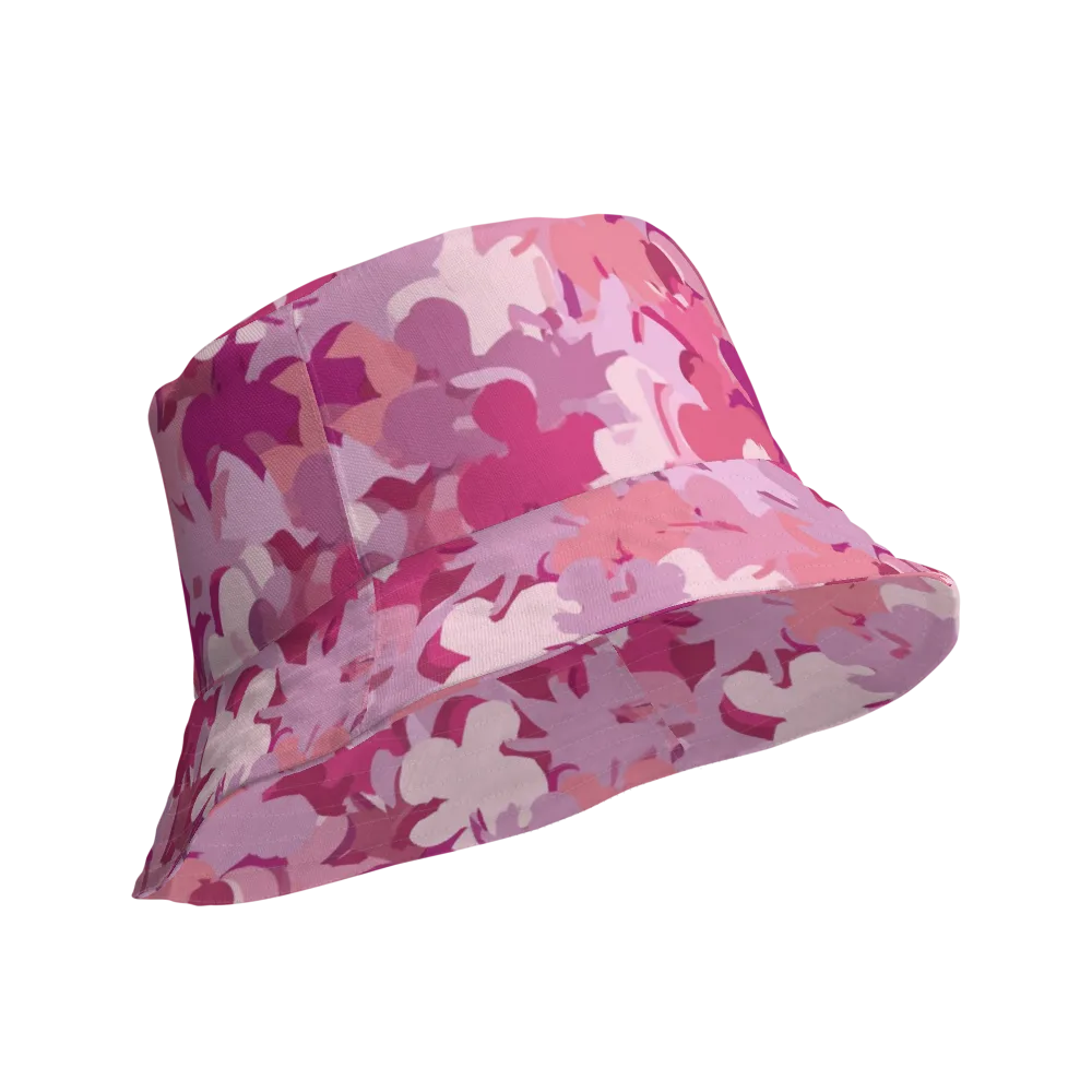 Petal Pulse on Reversible Bucket Hat — Product details Outside