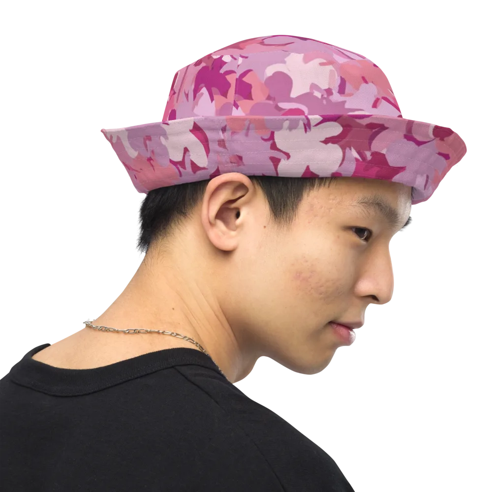 Petal Pulse on Reversible Bucket Hat — Right Outside