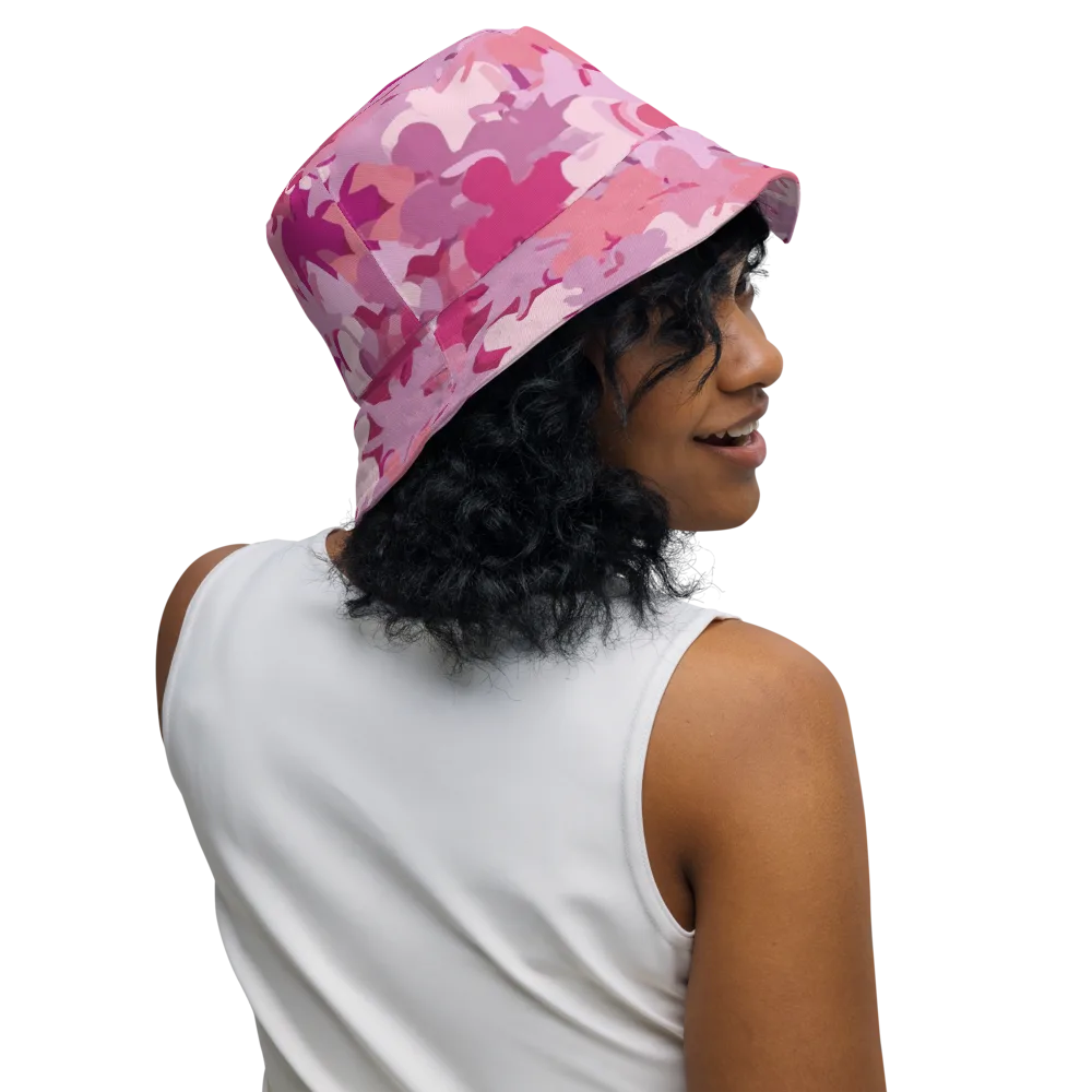 Petal Pulse on Reversible Bucket Hat — Right Outside