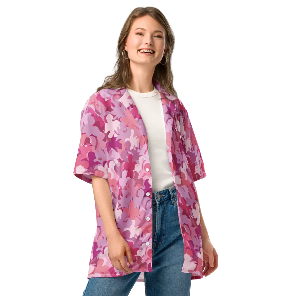 Petal Pulse on Button Shirt — Front