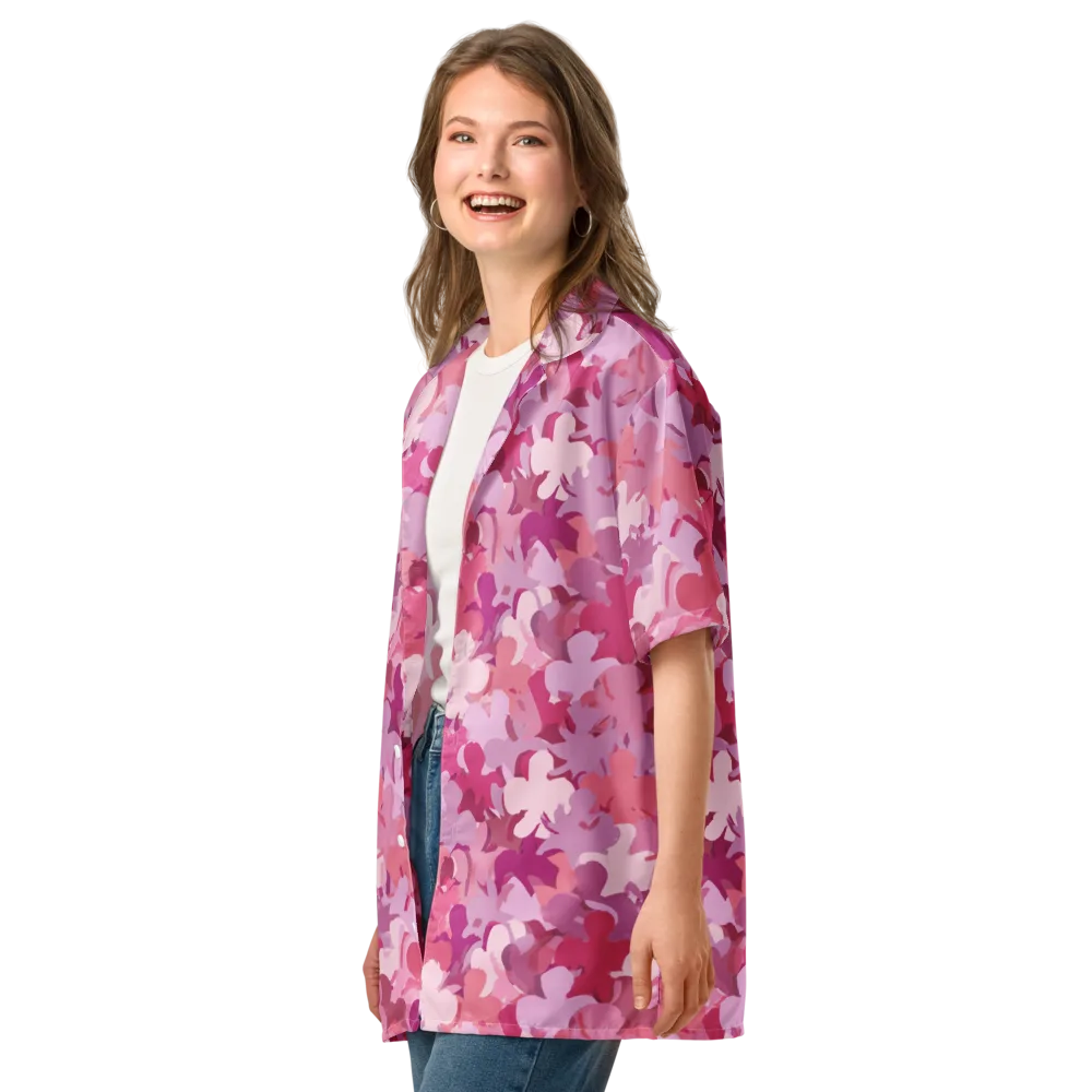 Petal Pulse on Button Shirt — Left Front