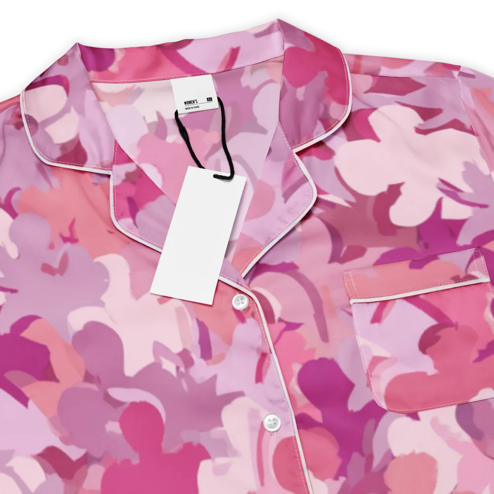 Petal Pulse on Women's Short Sleeve Pajama Top — Product details