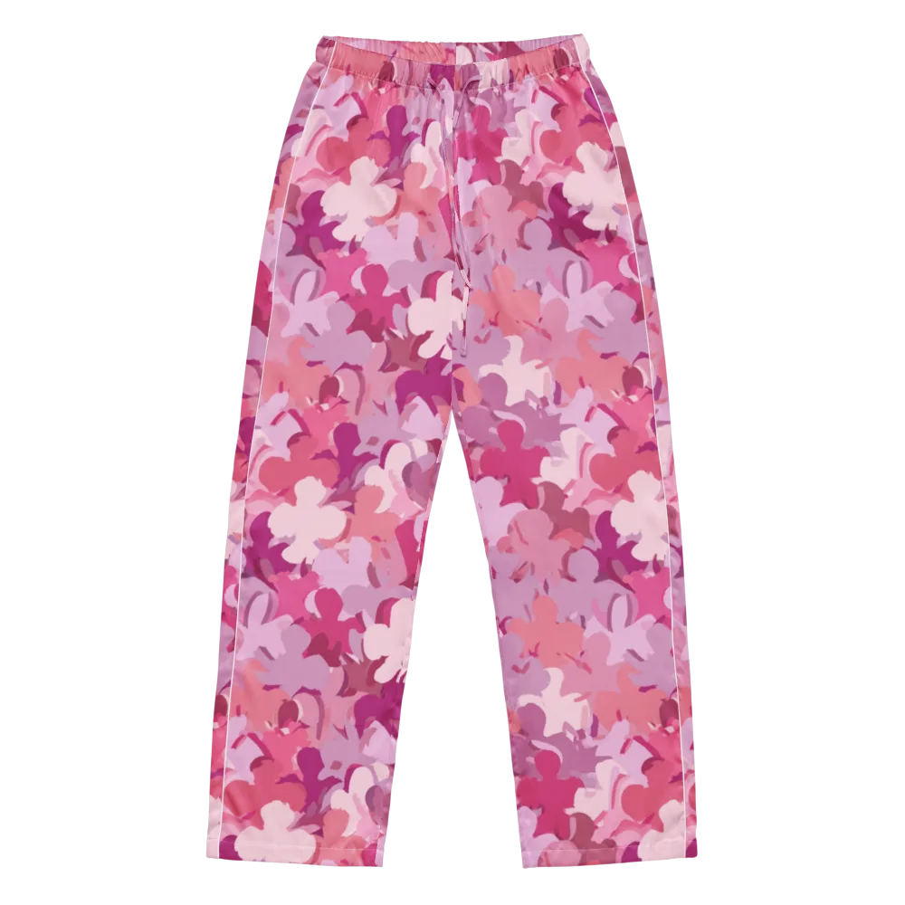 Petal Pulse on Women's Pajama Pants — Front