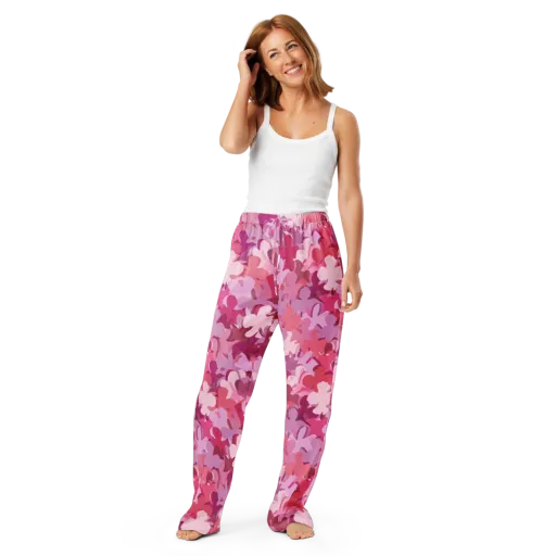 Petal Pulse on a Women's Pajama Pants