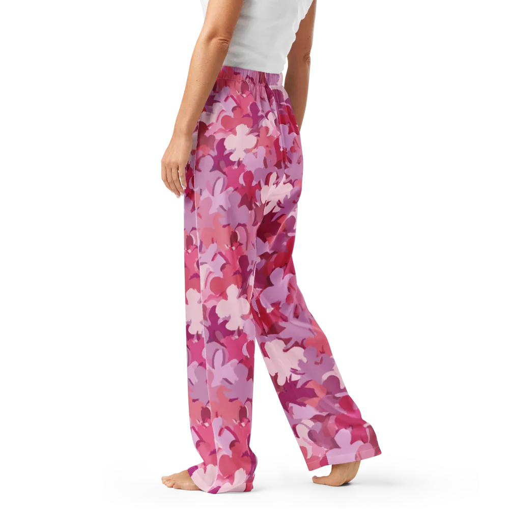 Petal Pulse on Women's Pajama Pants — Left