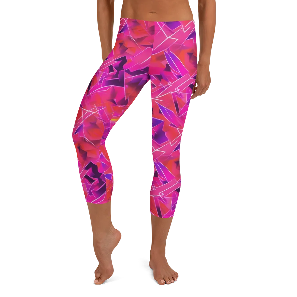 Signal Crush on Capri Leggings — Front