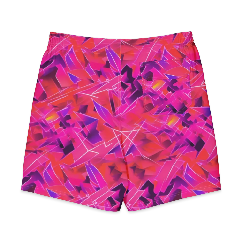 Signal Crush on Men's Board Shorts — Back