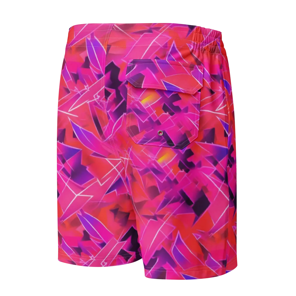 Signal Crush on Men's Board Shorts — Back