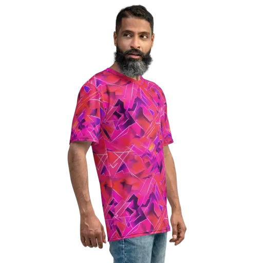 Signal Crush on a Men's Crew Neck T-Shirt