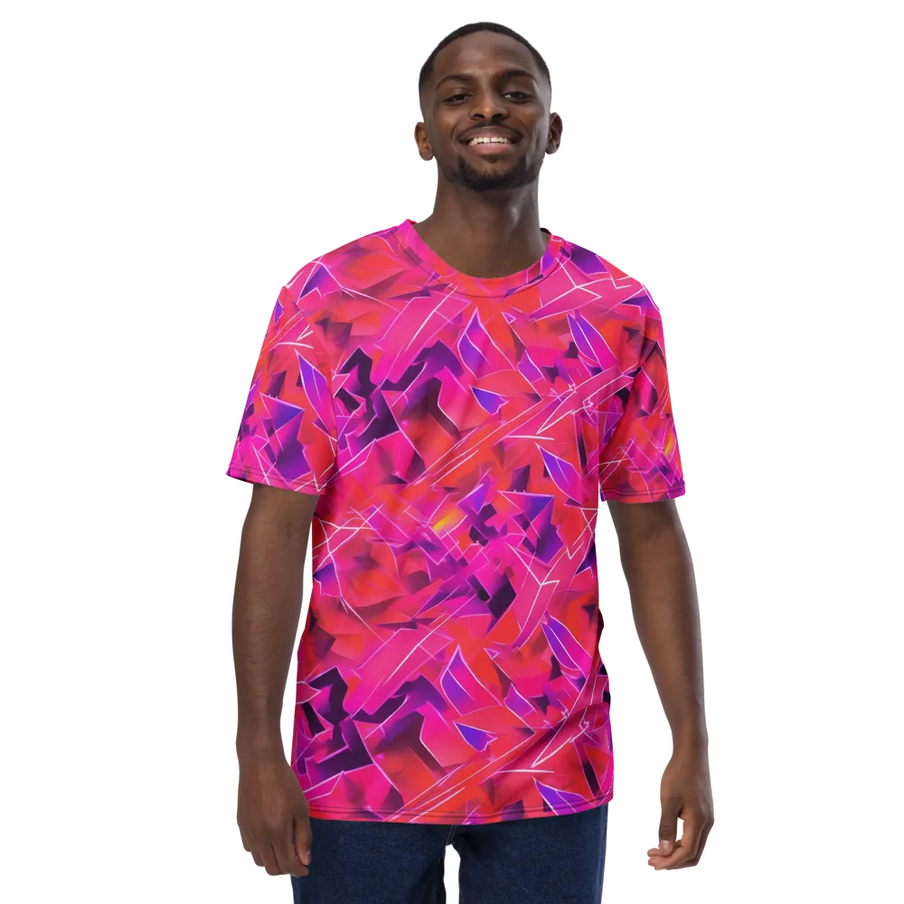Signal Crush on Men's Crew Neck T-Shirt — Front