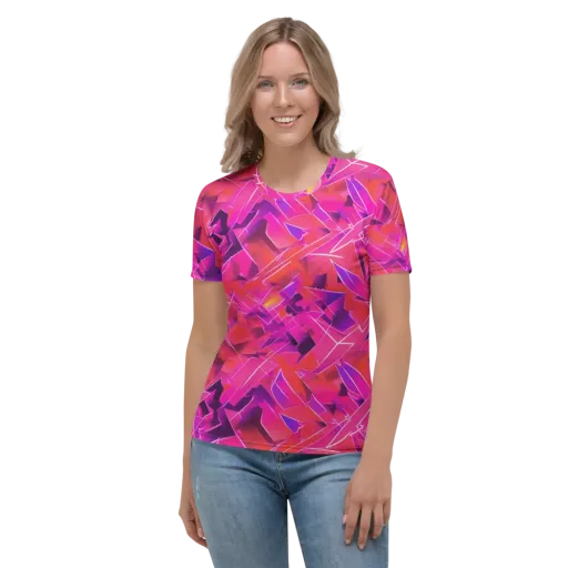 Signal Crush on a Women's Crew Neck T-Shirt