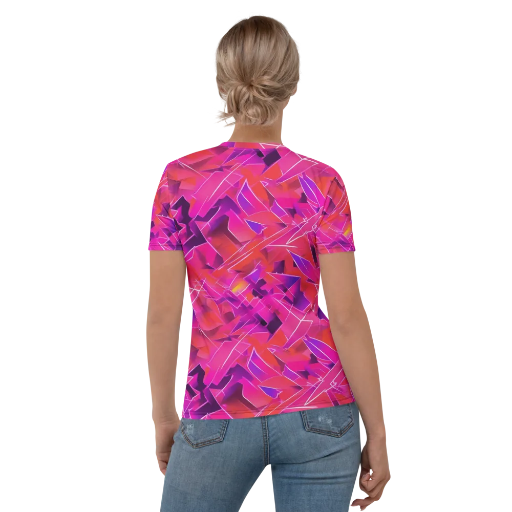 Signal Crush on Women's Crew Neck T-Shirt — Back