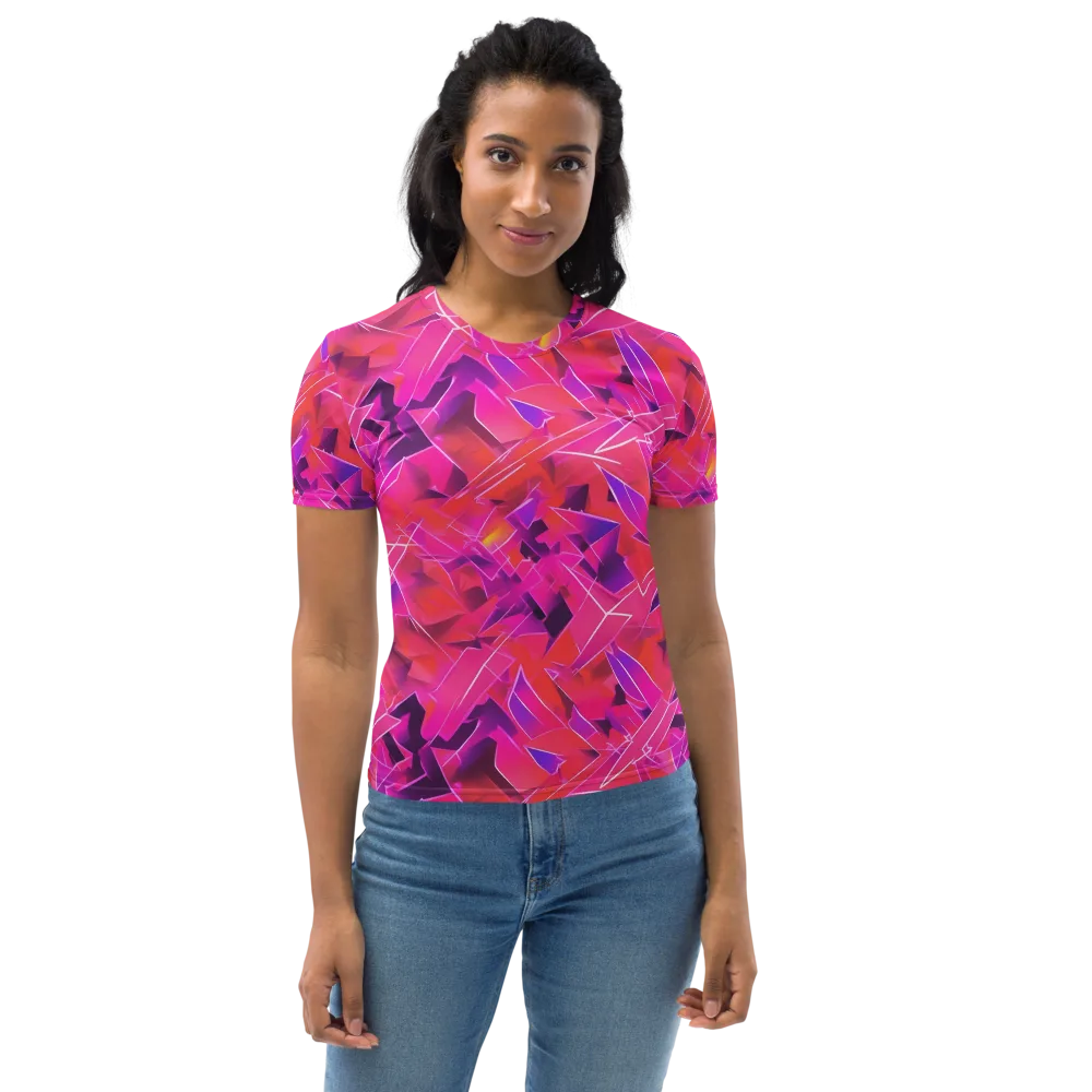 Signal Crush on Women's Crew Neck T-Shirt — Front