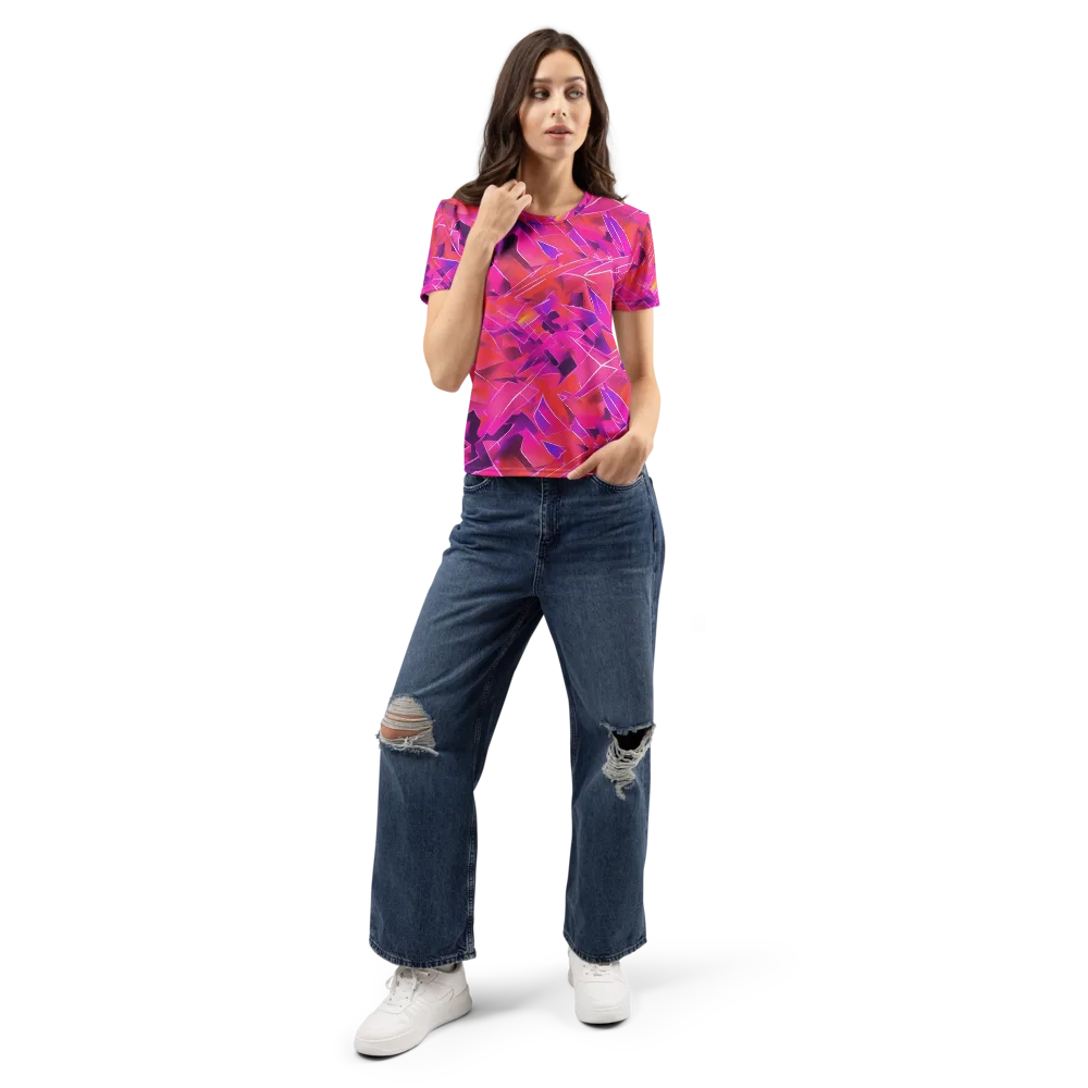 Signal Crush on Women's Crew Neck T-Shirt — Front