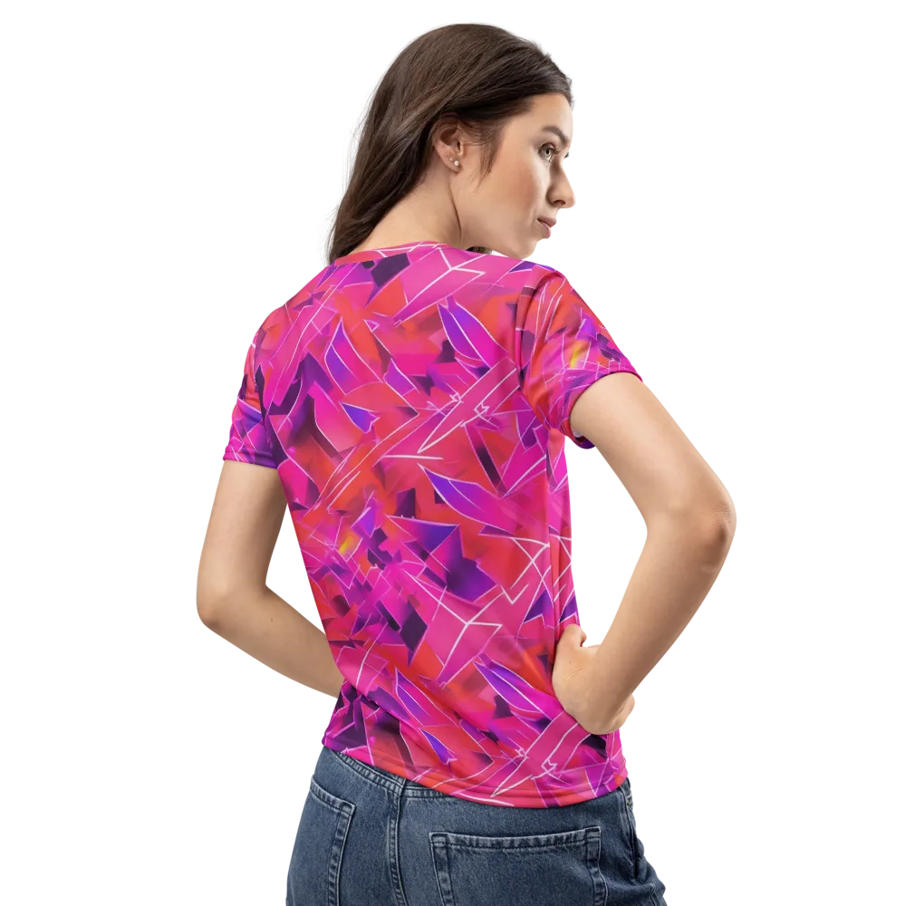 Signal Crush on Women's Crew Neck T-Shirt — Back