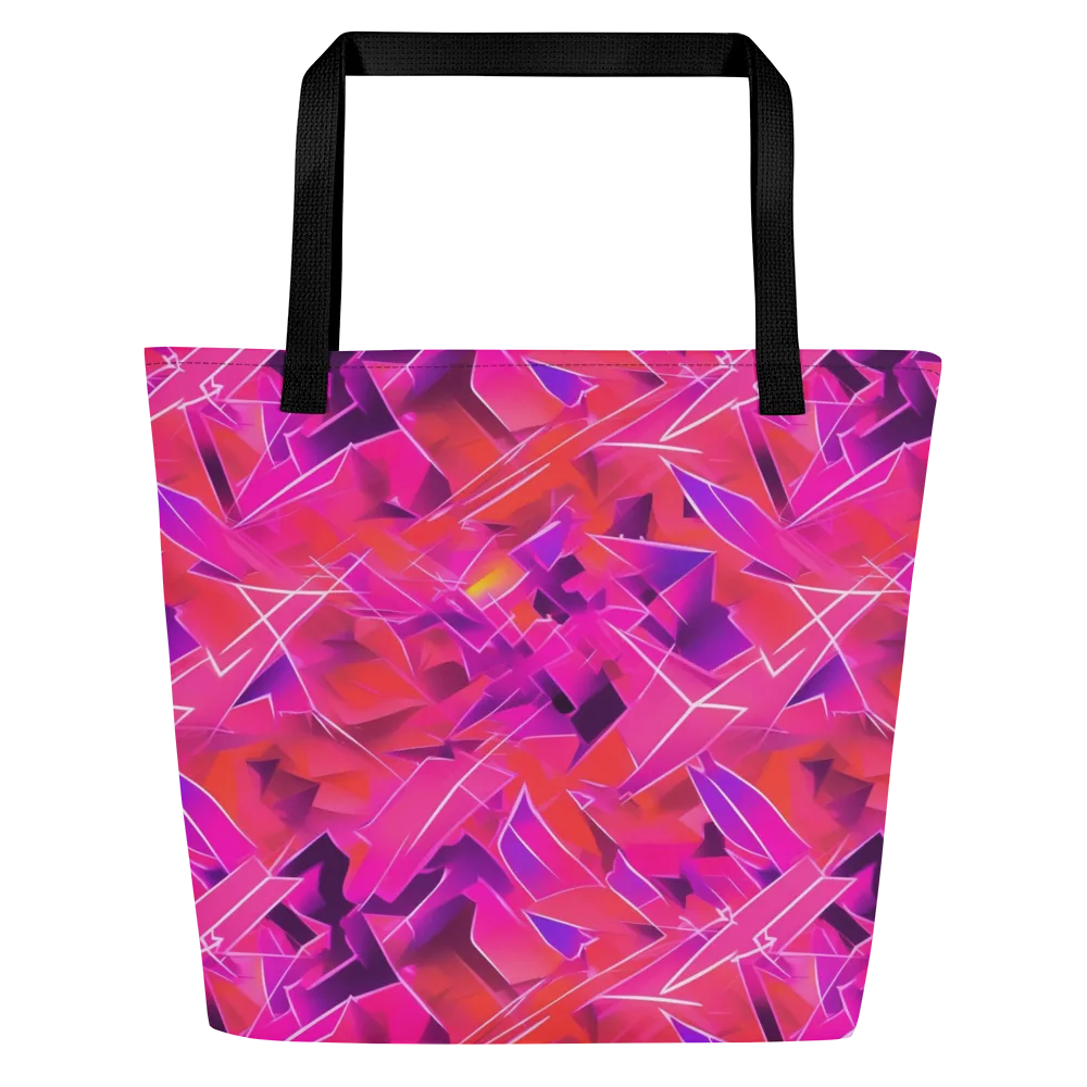 Signal Crush on Large Tote Bag W/ Pocket — Front