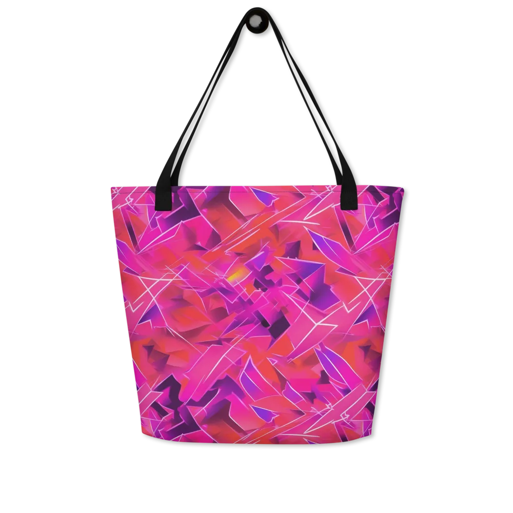 Signal Crush on Large Tote Bag W/ Pocket — Front