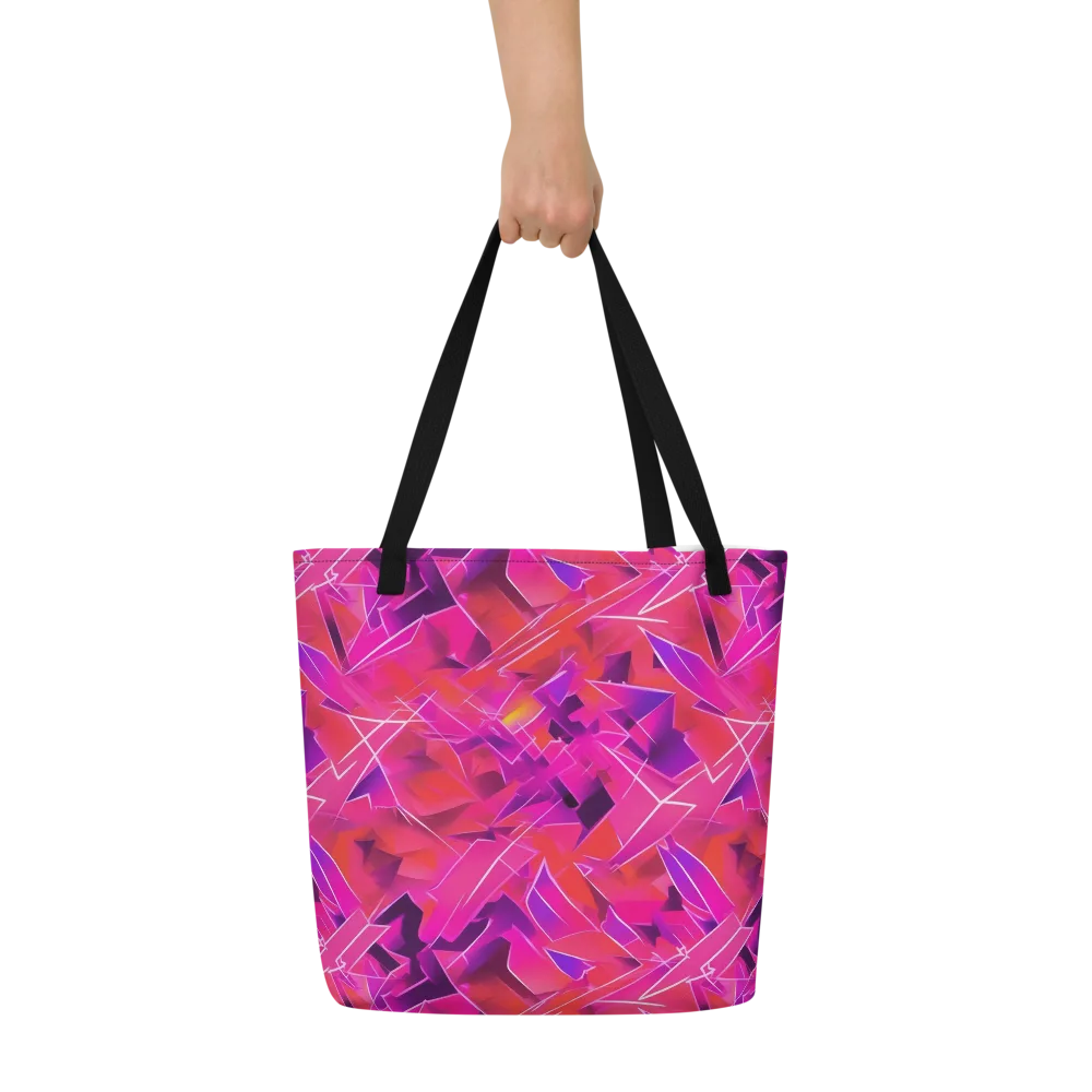 Signal Crush on Large Tote Bag W/ Pocket — Front