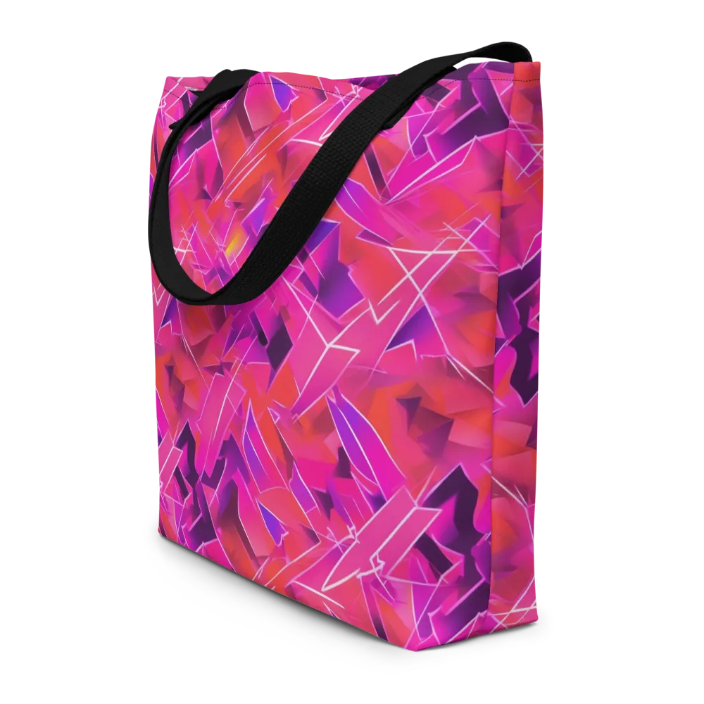 Signal Crush on Large Tote Bag W/ Pocket — Front
