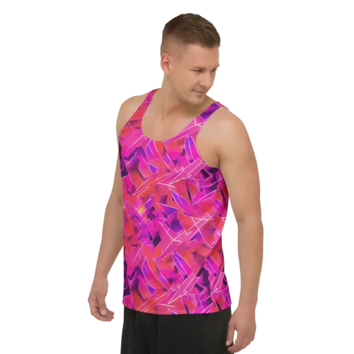 Signal Crush on a Men's Tank Top