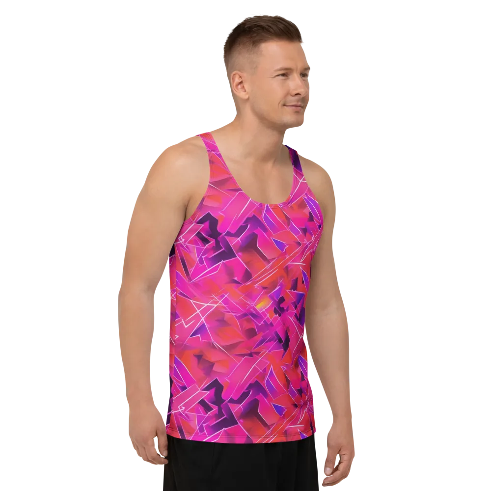 Signal Crush on Men's Tank Top — Right Front