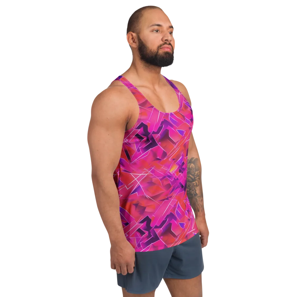 Signal Crush on Men's Tank Top — Right Front