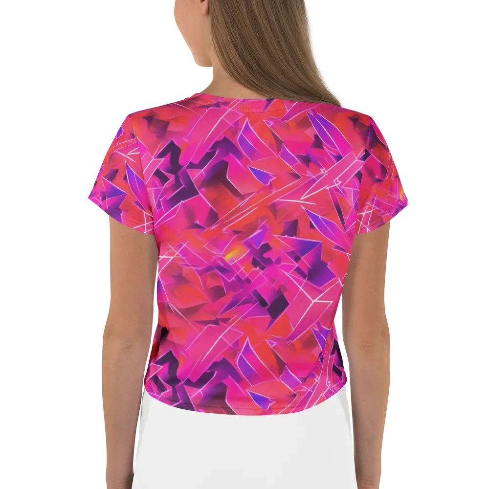 Signal Crush on Crop Tee — Back