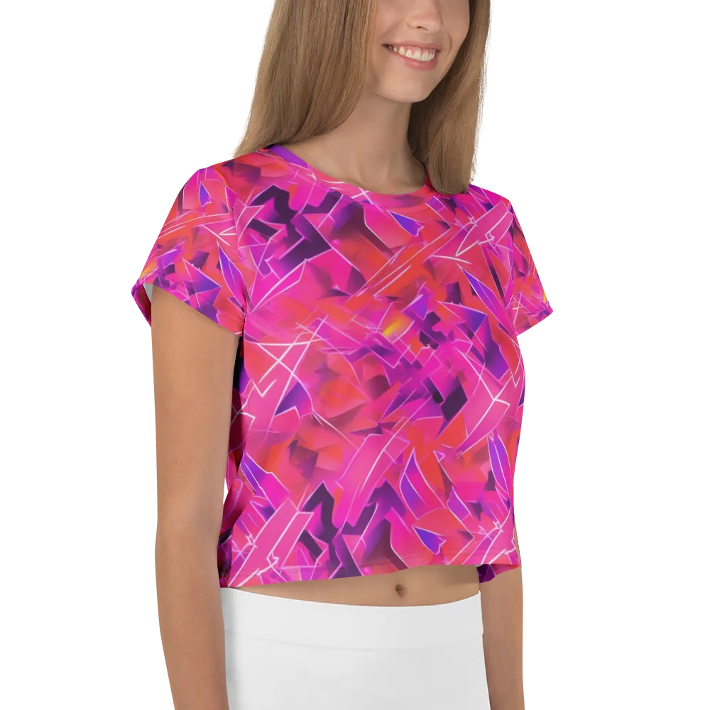 Signal Crush on Crop Tee — Right