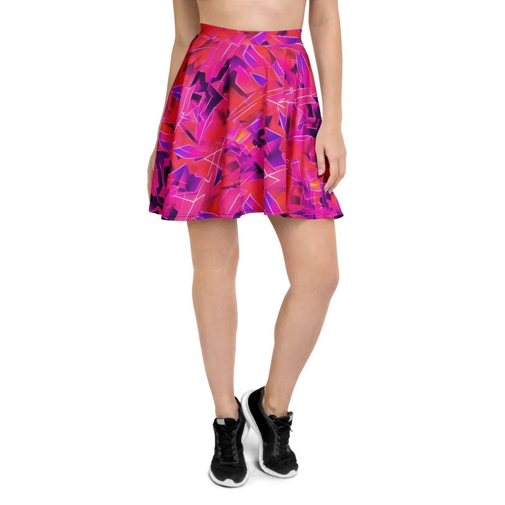 Signal Crush on Skater Skirt — Front