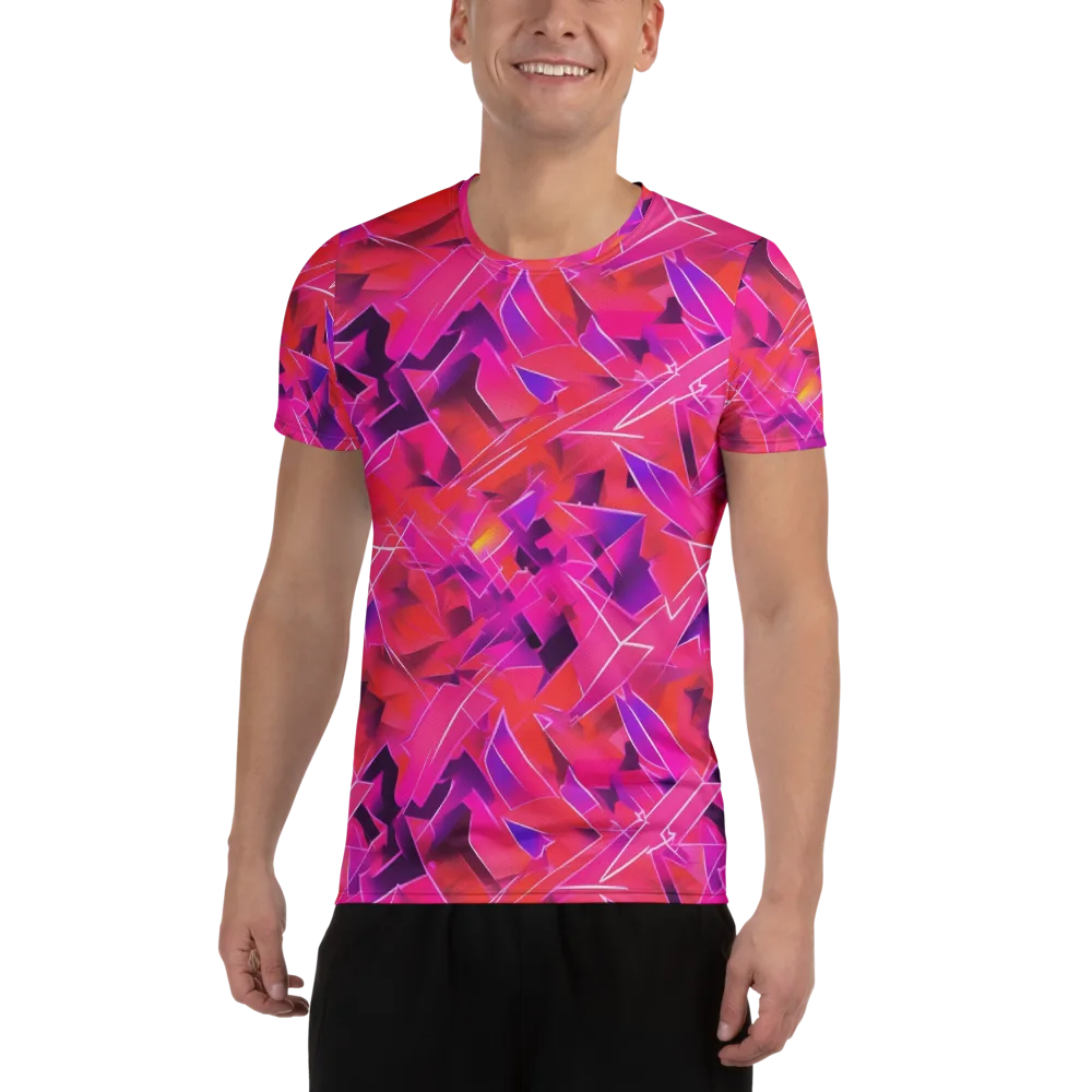 Signal Crush on Men's Athletic T-Shirt — Front