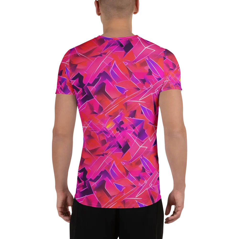 Signal Crush on Men's Athletic T-Shirt — Back