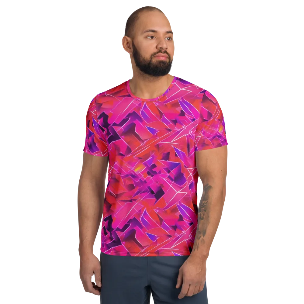 Signal Crush on Men's Athletic T-Shirt — Front