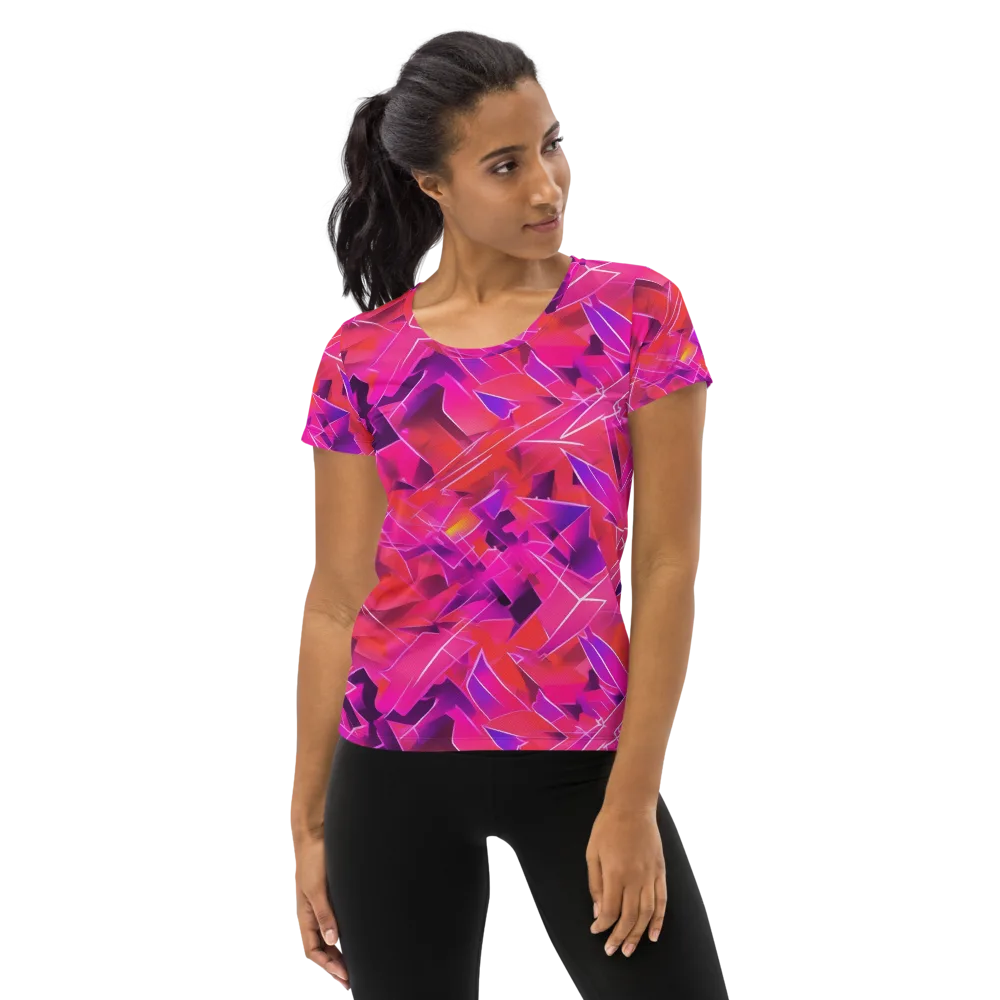 Signal Crush on Women's Athletic T-Shirt — Front