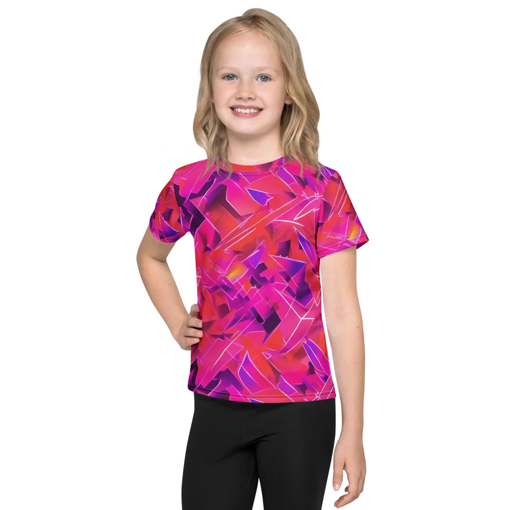 Signal Crush on Kids Crew Neck T-Shirt — Front