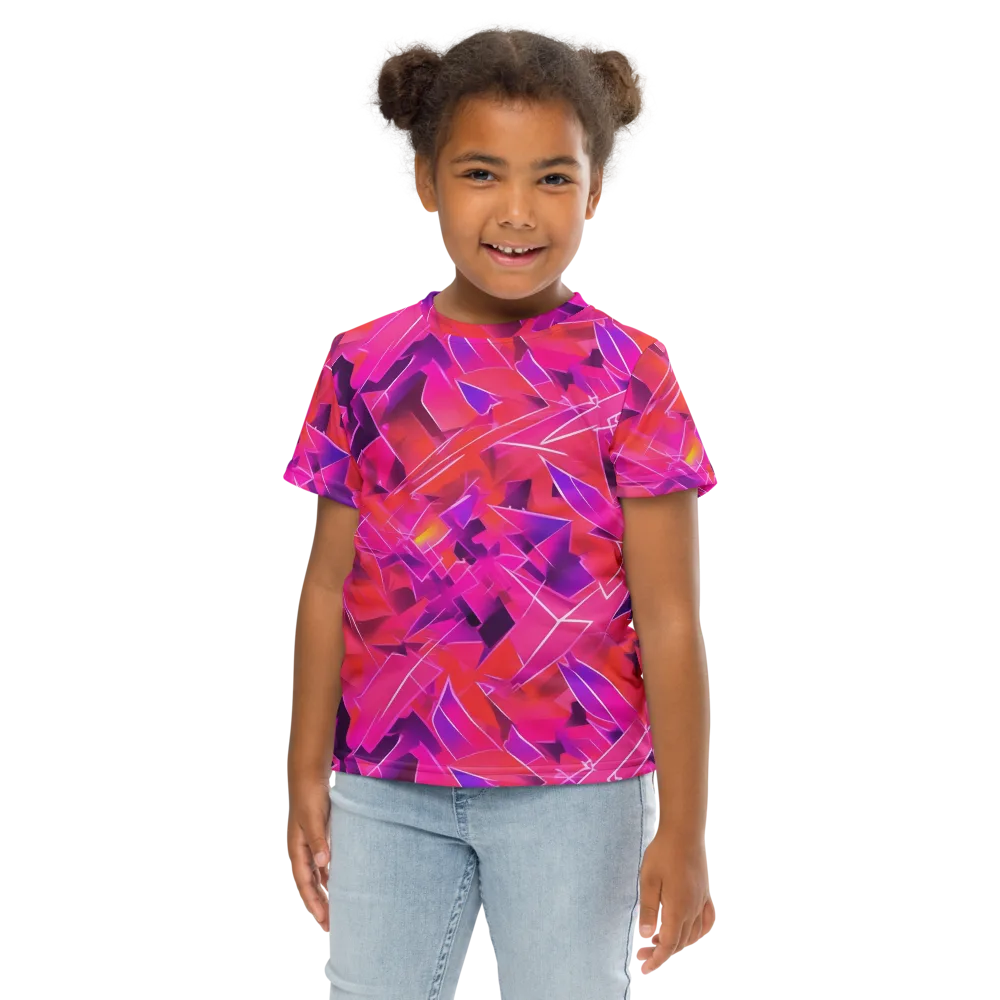 Signal Crush on Kids Crew Neck T-Shirt — Front