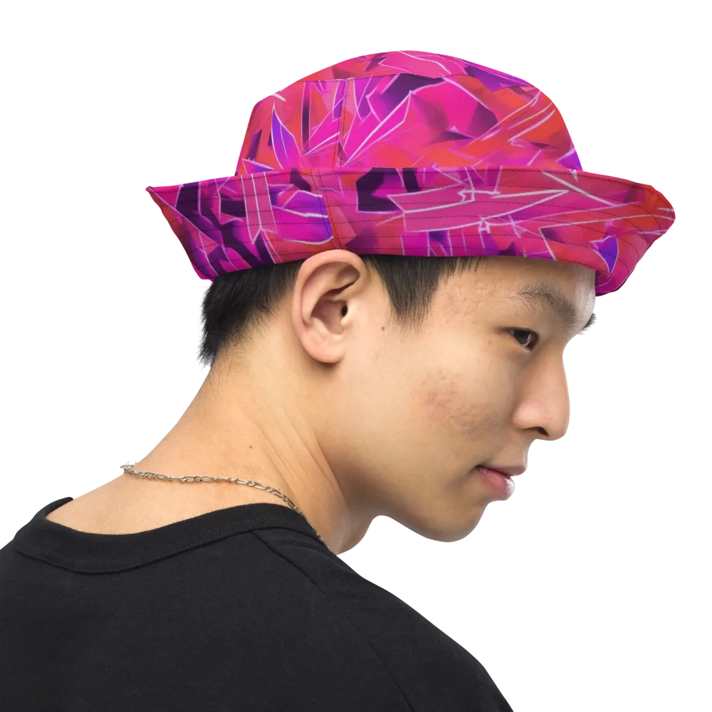 Signal Crush on Reversible Bucket Hat — Right Outside