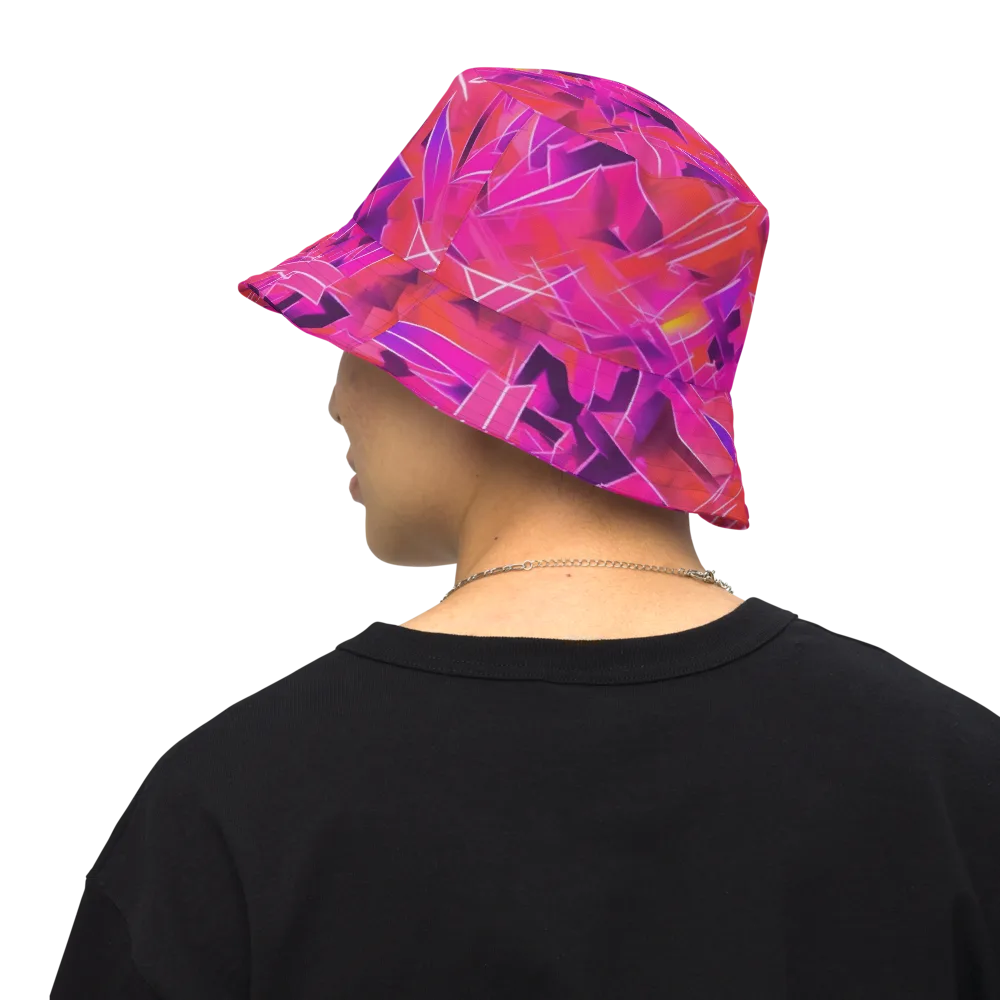Signal Crush on Reversible Bucket Hat — Back Inside