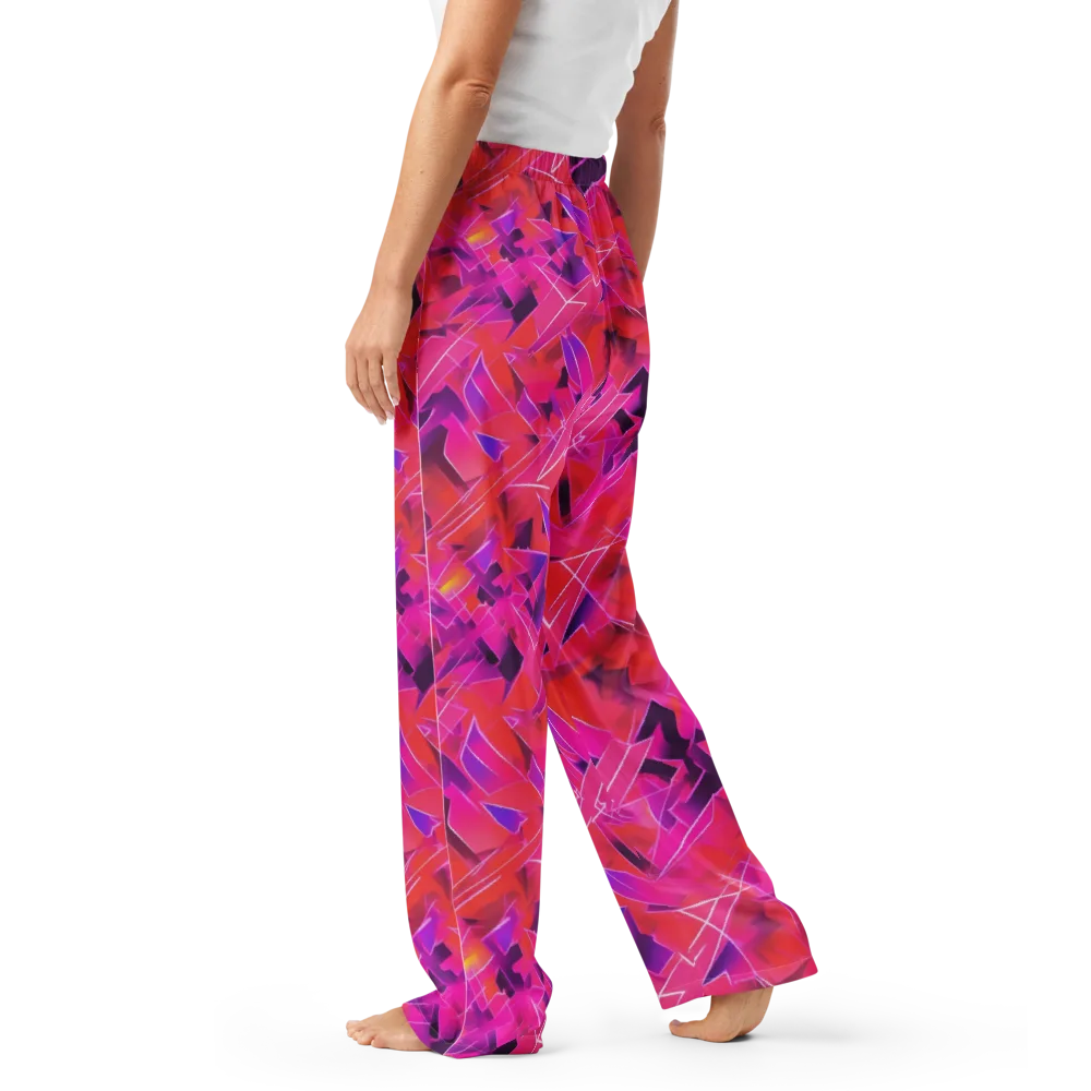 Signal Crush on Women's Pajama Pants — Left