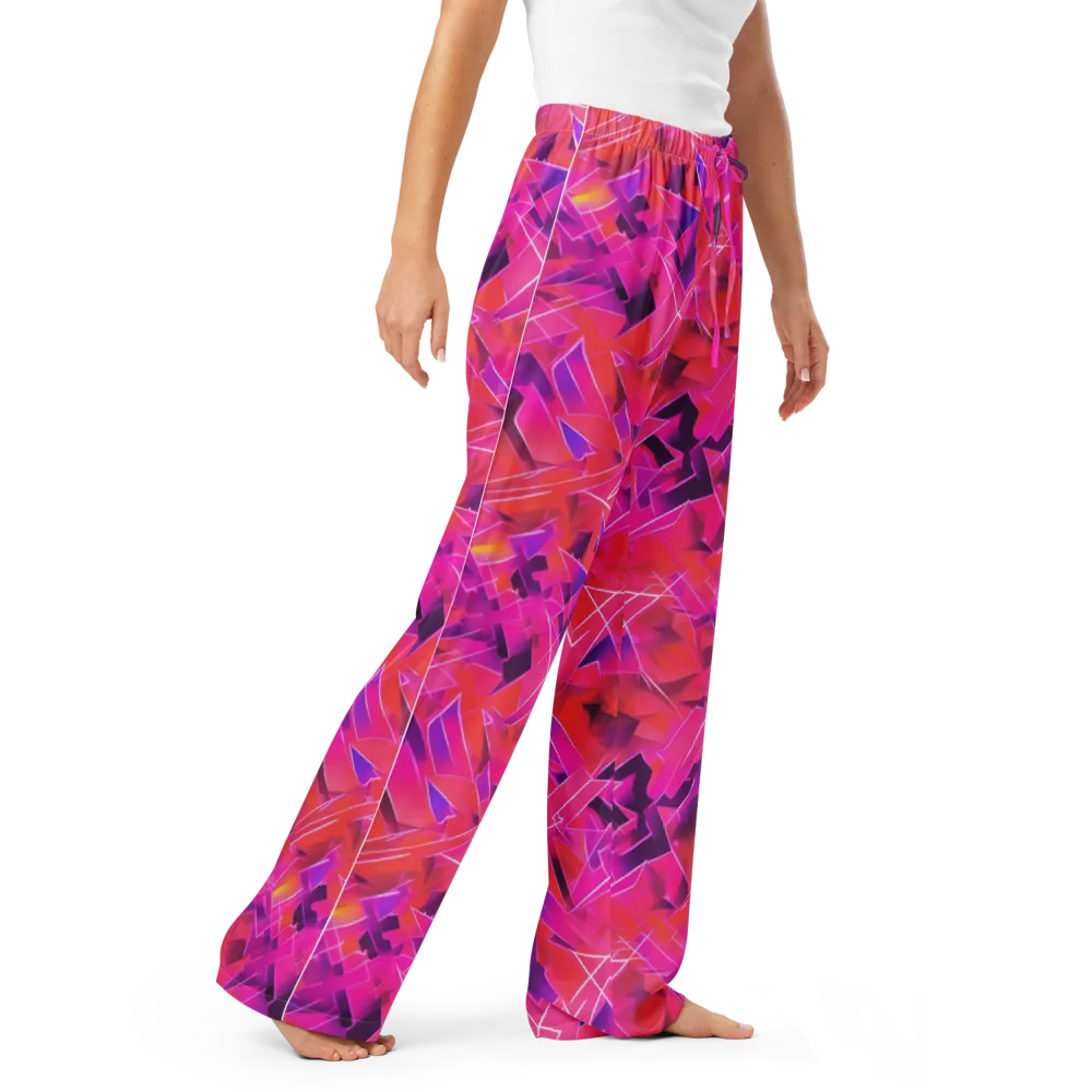 Signal Crush on Women's Pajama Pants — Right Front