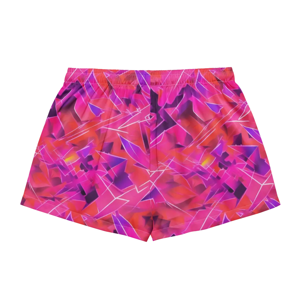 Signal Crush on Women's Pajama Shorts — Back