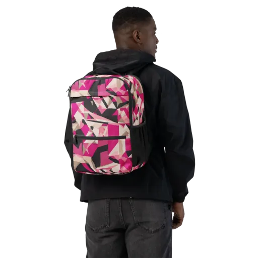 Hot Pink Blueprint on a Utility Backpack