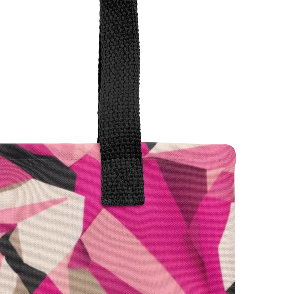 Hot Pink Blueprint on Tote Bag — Product details
