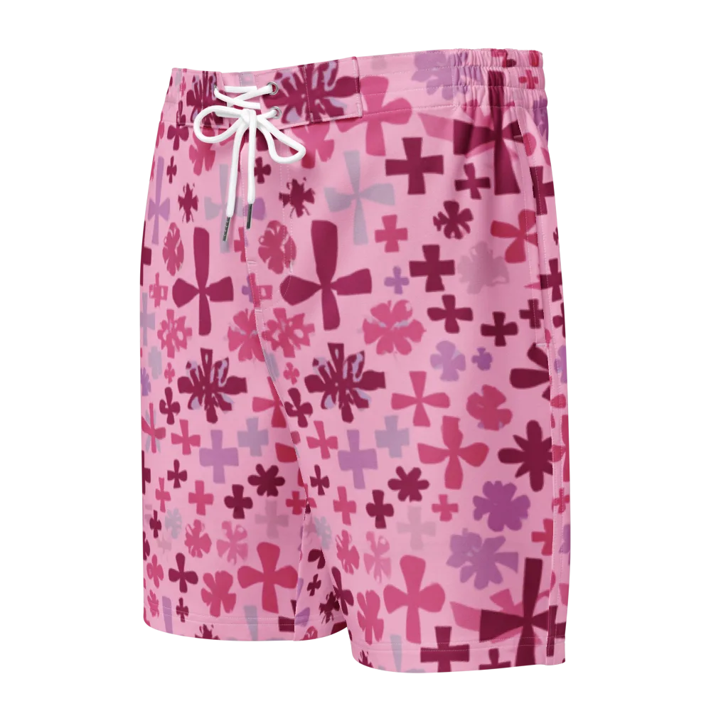 Petal Algebra on Men's Board Shorts — Front