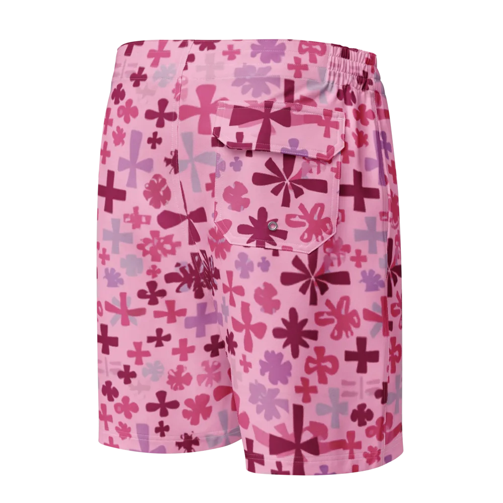 Petal Algebra on Men's Board Shorts — Back